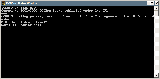 DOSBox mit directserial