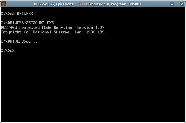 DOSBox, Eingaben